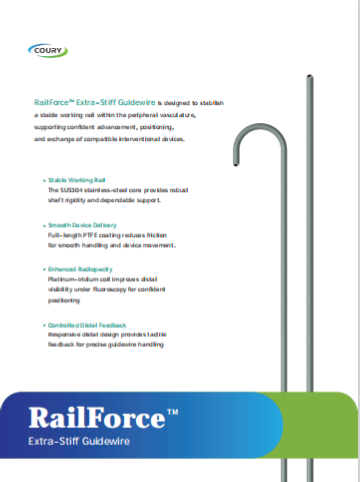 RailForce™ Extra-Stiff Guidewire Brochure